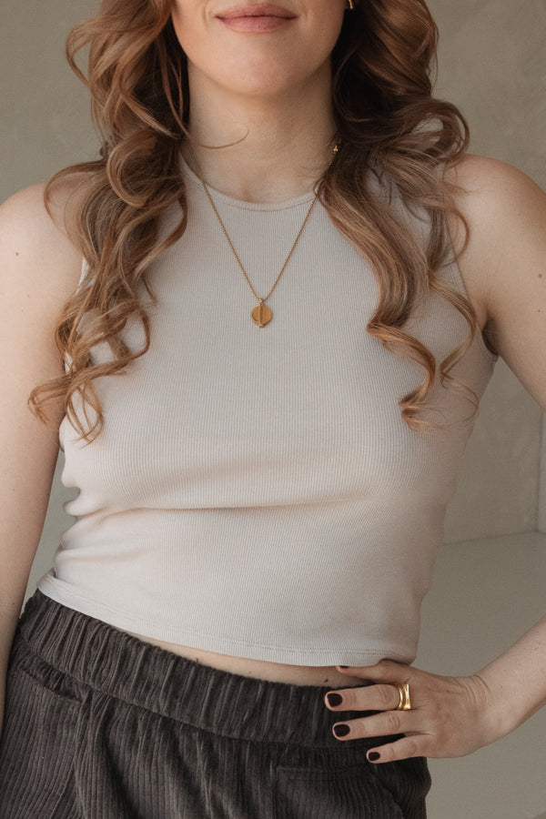 Cropped-Tanktop Sand